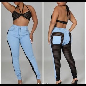 2 piece jean set